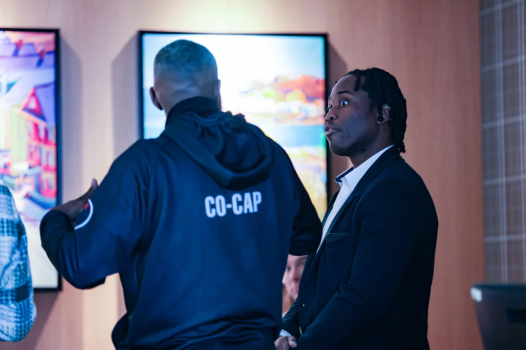 BMR Boston team members connecting during the facilitated retreat